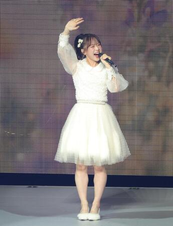 ４位となったＡＫＢ４８・倉野尾成美（撮影・吉澤敬太）
