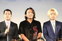 東大生とイベントを行った見取り図と濱田祐太郎（左）