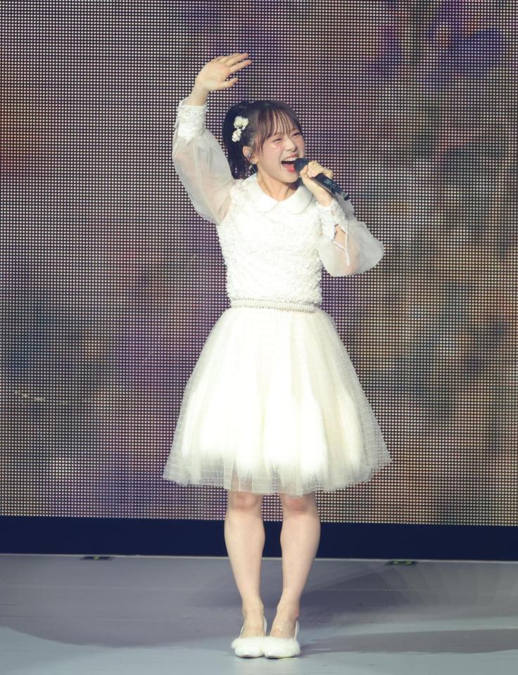 ４位となったＡＫＢ４８・倉野尾成美（撮影・吉澤敬太）