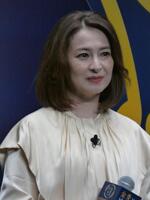 「金麦」への思いを語り、目を潤ませた檀れい＝都内