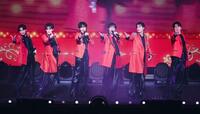 初の武道館公演を行ったＳＨＯＷ-ＷＡの（左から）寺田真二郎、向山毅、井筒雄太、塩田将己、青山隼、山本佳志