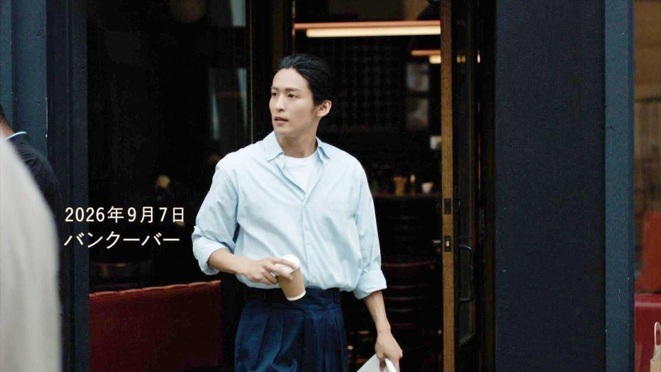 みずほフィナンシャルグループ新コーポレートＣＭに出演する目黒蓮
