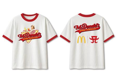 浜崎あゆみとマクドナルドのコラボ企画の限定Ｔシャツ