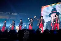 初の武道館公演を行ったＳＨＯＷ-ＷＡの（左から）向山毅、寺田真二郎、山本佳志、青山隼、井筒雄太、塩田将己