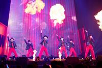 初の武道館公演を行ったＳＨＯＷ-ＷＡの（左から）山本佳志、向山毅、塩田将己、井筒雄太、青山隼、寺田真二郎