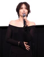映画「沖晴くんの涙を殺して」初日舞台あいさつに登場した広瀬アリス（撮影・伊藤笙子）