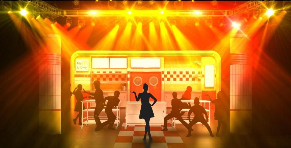 スペシャルライブ「Ｇｏｌｄｅｎ　Ｌｉｖｅ」のライブのセットイメージ