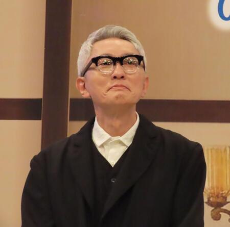 ドラマ「おいしいのつくりかた」の会見に出席した松重豊