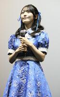 舞台あいさつに登壇したＡＫＢ４８佐藤綺星