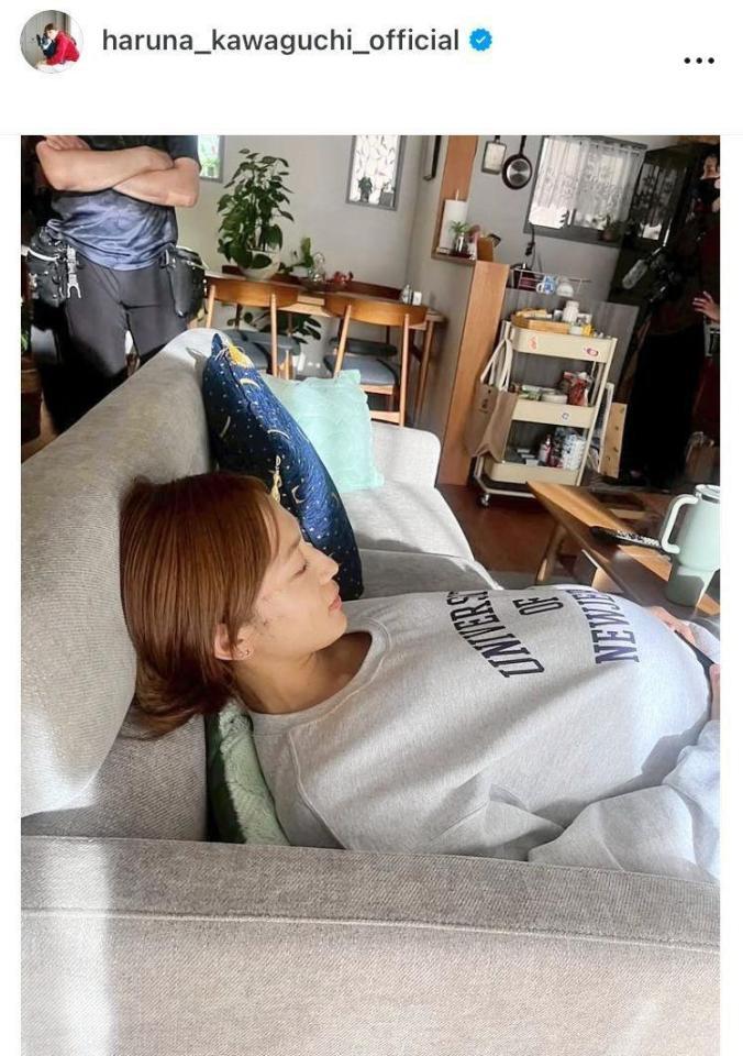 川口春奈のインスタグラム＠ｈａｒｕｎａ＿ｋａｗａｇｕｃｈｉ＿ｏｆｆｉｃｉａｌより 