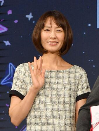 イベントに登壇したつんく♂の奥様・加奈子氏（撮影・千葉大輝）