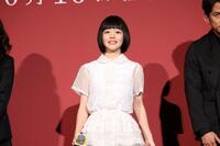 笑顔の小八重葵美＝新宿ピカデリー（撮影・金田祐二）