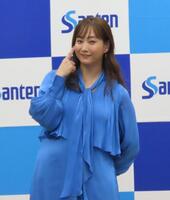 目の近視予防イベントに出席した藤本美貴