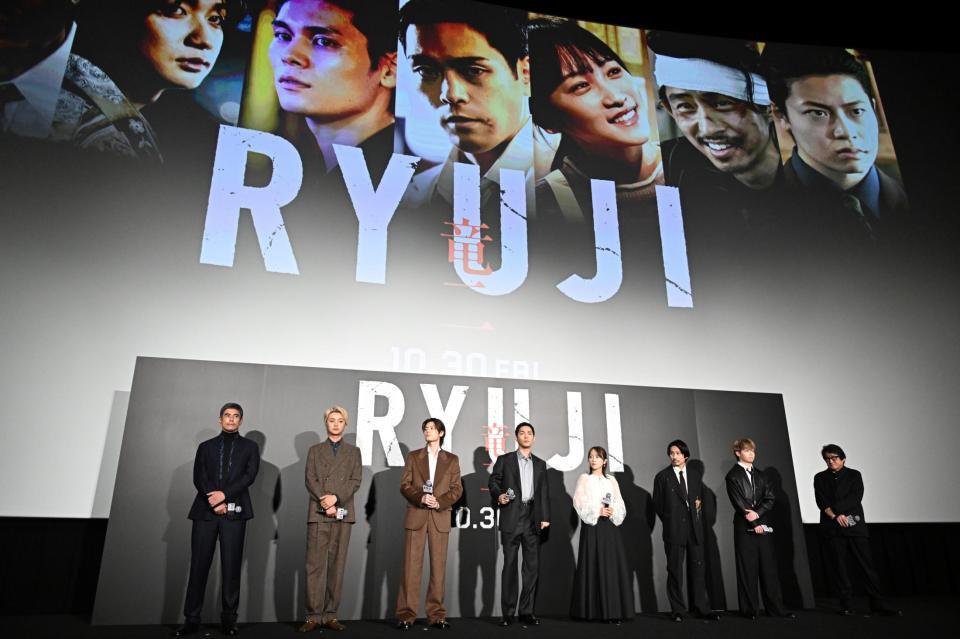 映画「ＲＹＵＪＩ　竜二」ジャパンプレミアが開催される（撮影・堀内翔）
