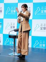 トークショーを行った武元唯衣