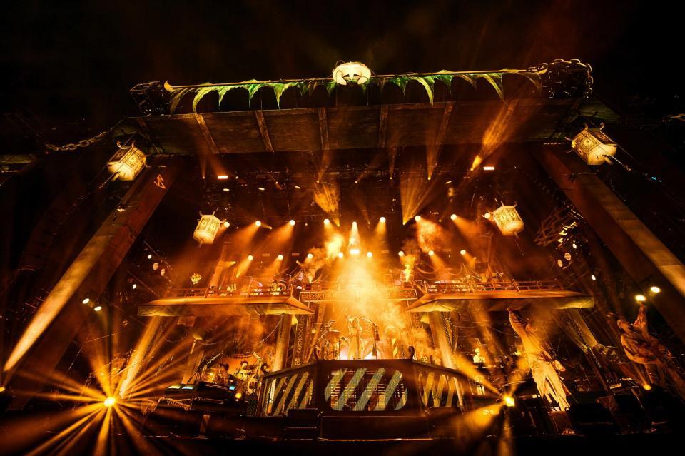 平城京ライブを開催したずっと真夜中でいいのに。（撮影・鳥居洋介）