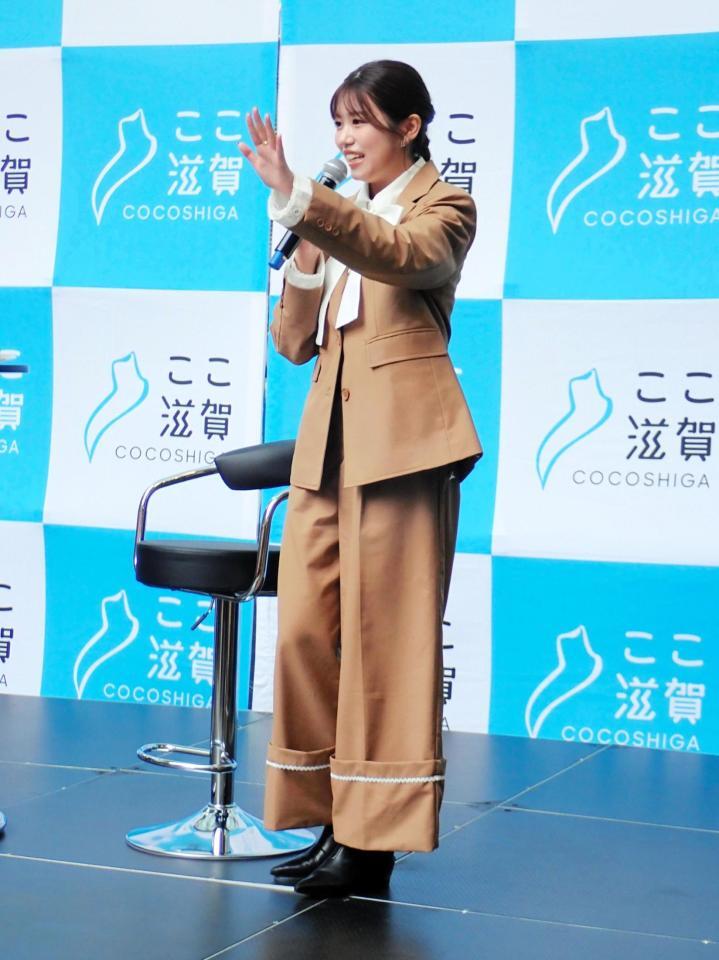 トークショーを行った武元唯衣