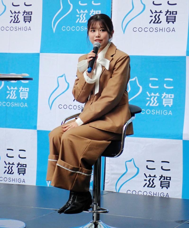 トークショーを行った武元唯衣