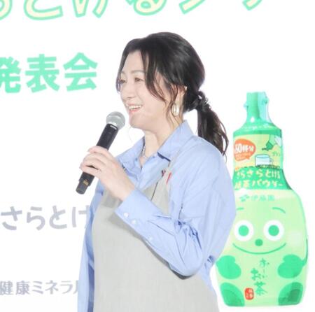 イベントに出席した野々村友紀子＝東京・ベクトルスタジオ