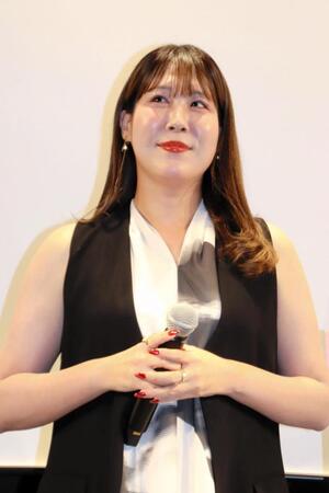 舞台挨拶に登壇した中川未悠