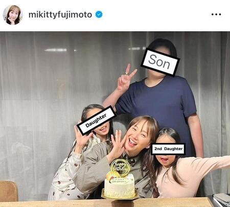 藤本美貴のインスタグラム＠ｍｉｋｉｔｔｙｆｕｊｉｍｏｔｏより 
