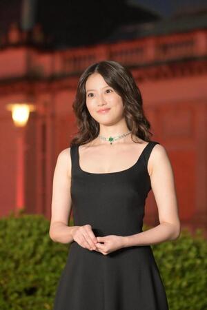 カルティエのジュエリーイベントに登場した今田美桜（撮影・金居みつよし）