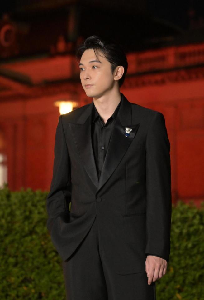 カルティエのジュエリーイベントに登場した吉沢亮（撮影・金居みつよし）