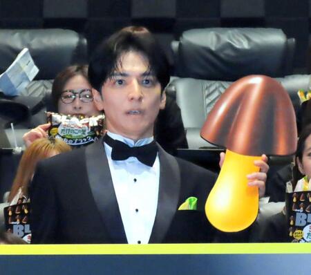 完成披露試写食会に出席した生田斗真　