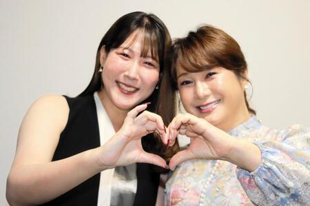 共演作をＰＲしたはるな愛（右）と中川未悠