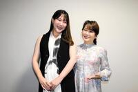 共演作をＰＲしたはるな愛（右）と中川未悠