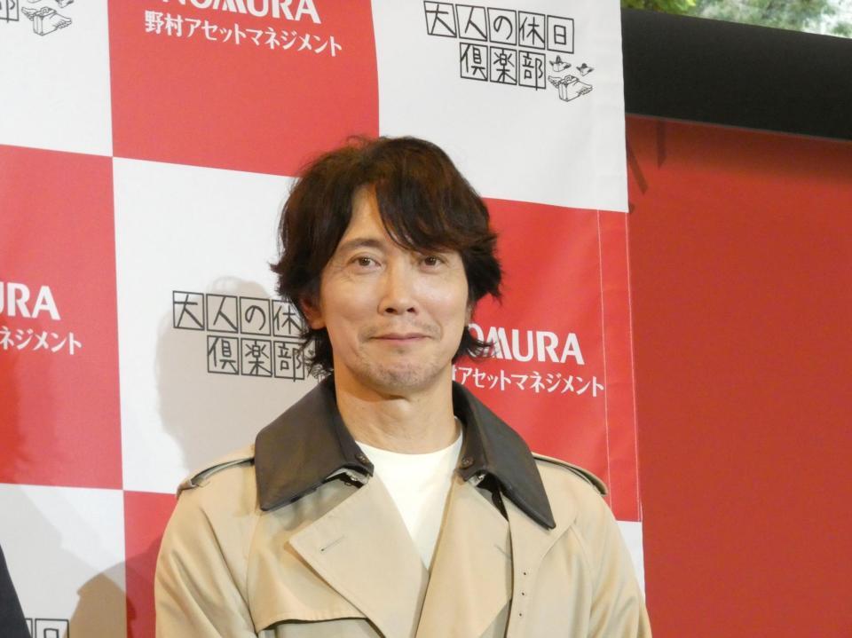 旅人姿でイベントに登壇した佐々木蔵之介