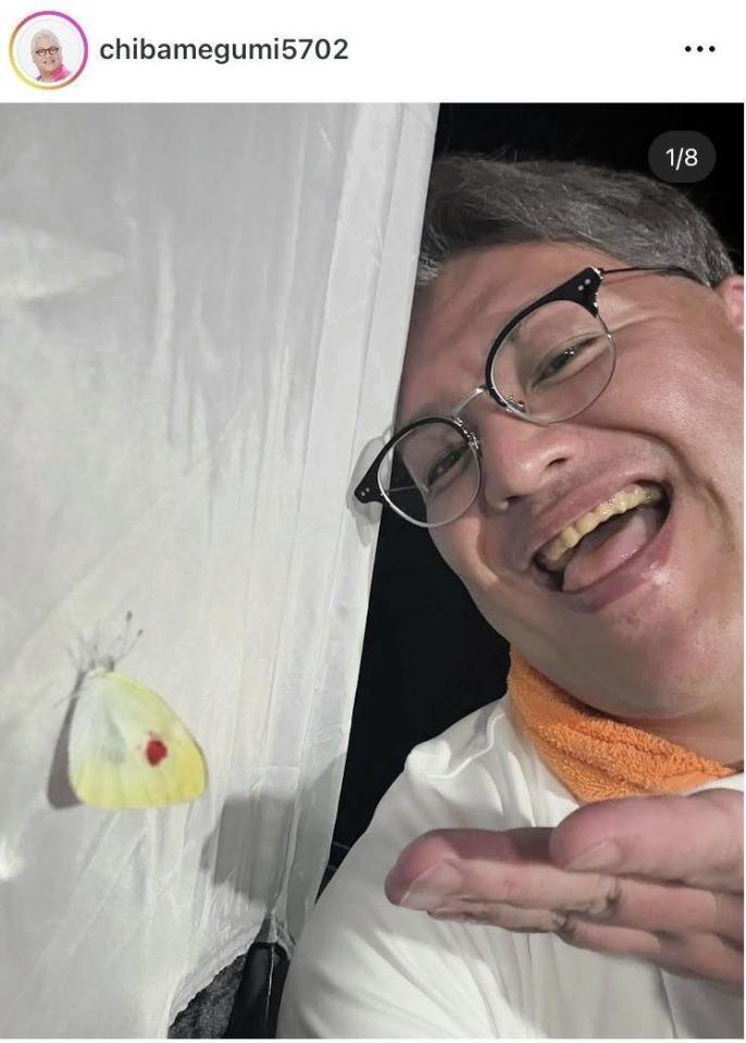 パピヨン千葉恵のインスタグラム（ｃｈｉｂａｍｅｕｍｉ５７０２）より