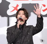 舞台あいさつに登場した末澤誠也＝東京・ＴＯＨＯシネマズ六本木ヒルズ（撮影・佐々木彰尚）