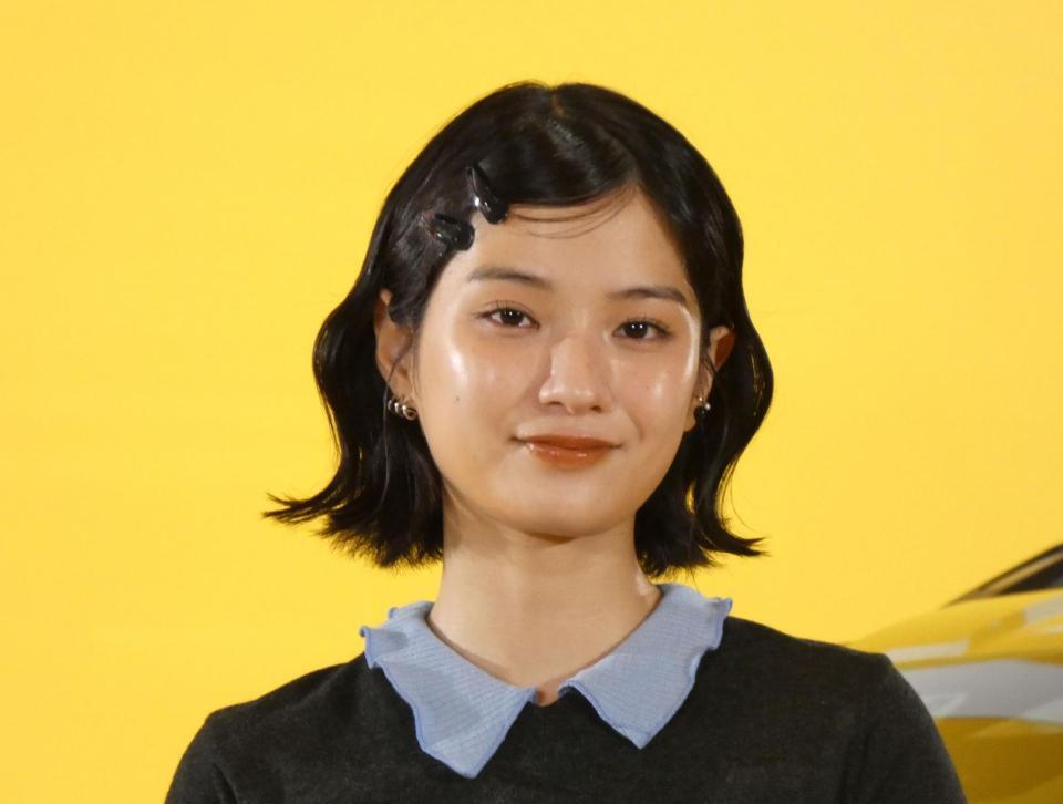イベントに出席した蒔田彩珠＝都内