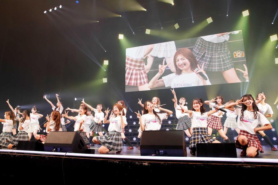 １６周年コンサートを行ったＮＭＢ４８　