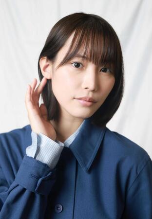 主人公を脅迫する役の南沙良（撮影・石井剣太郎）　