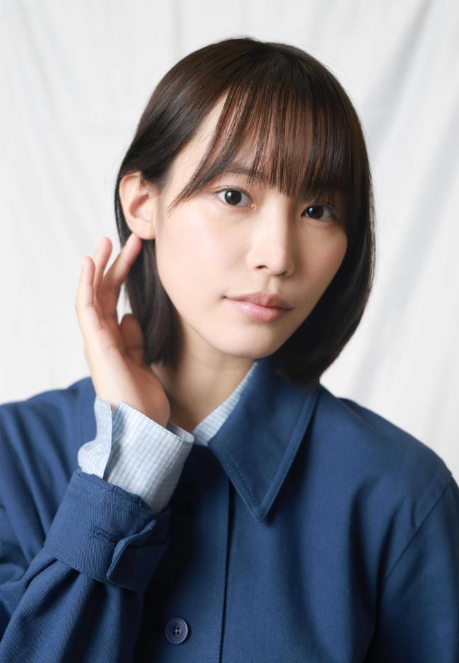 主人公を脅迫する役の南沙良（撮影・石井剣太郎）　