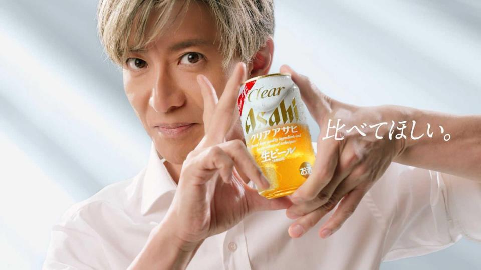 ＣＭに出演する木村拓哉　