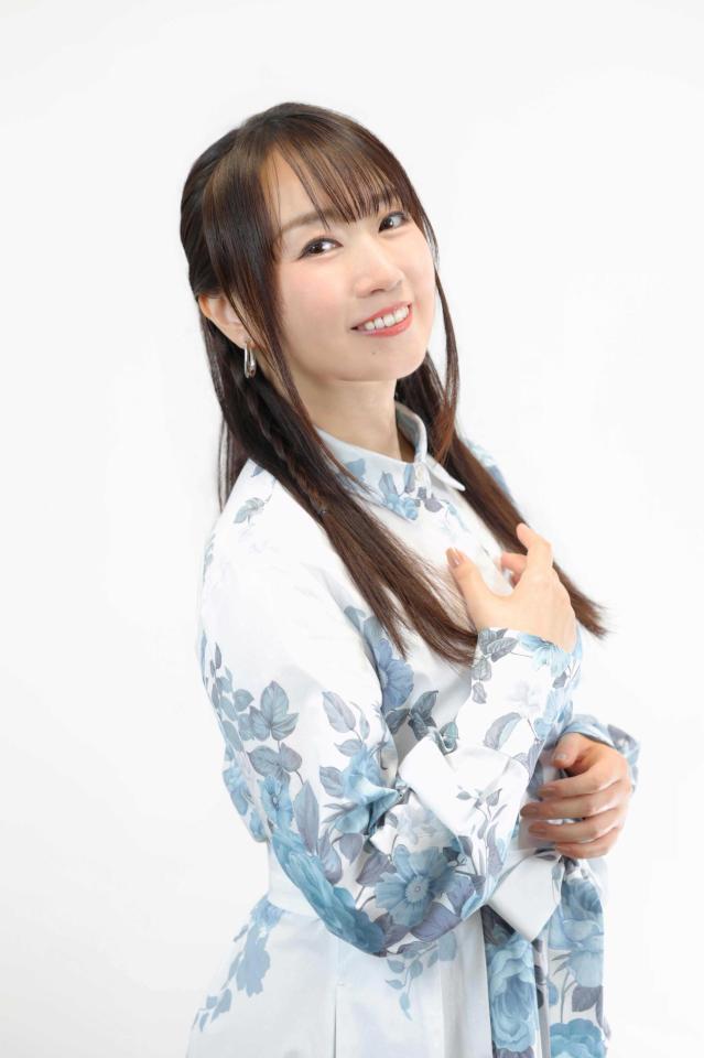 優しくほほ笑む水樹奈々（撮影・吉澤敬太）