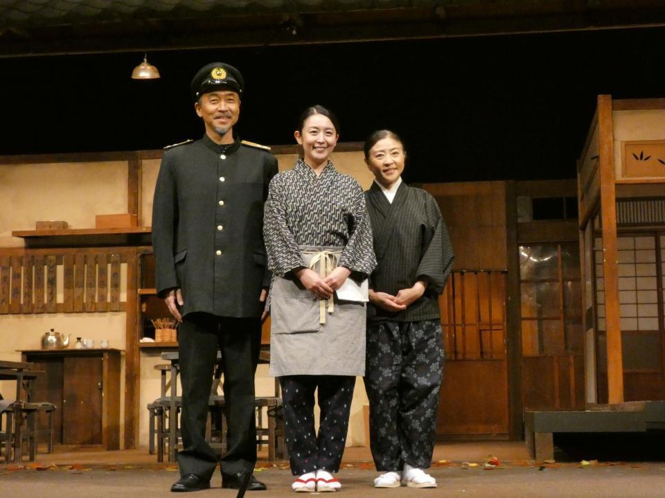 取材会を行った（左から）ワッキー、酒井美紀、松本明子