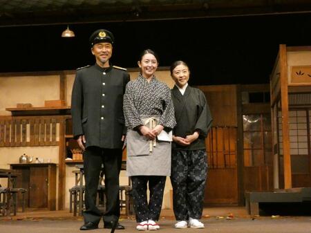 取材会を行った（左から）ワッキー、酒井美紀、松本明子