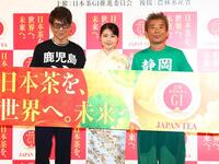 発表会に登壇した（左から）哀川翔、有村架純、勝俣州和（撮影・石井剣太郎）