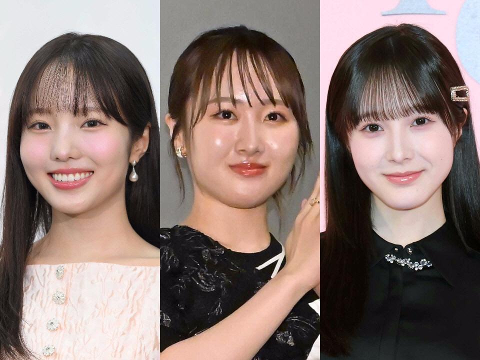 （左から）本田真凜、本田望結、本田紗来