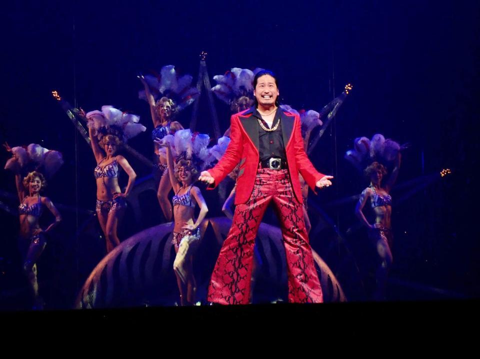 「ミス・サイゴン」の「アメリカン・ドリーム」を熱唱する桐山照史