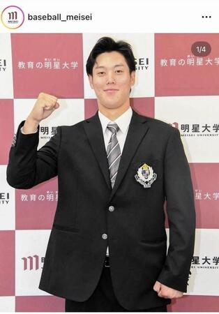 明星大硬式野球部のインスタグラム（ｂａｓｅｂａｌｌ＿ｍｅｉｓｅｉ）より