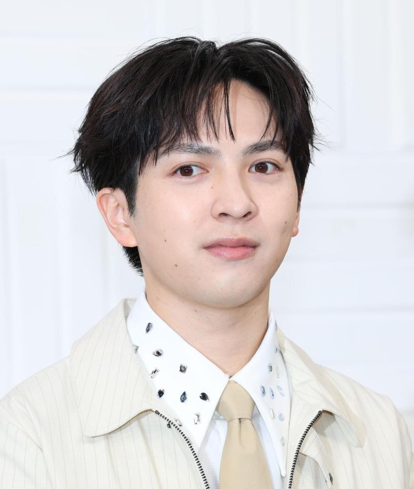 ドラマの会見に出席した吉田仁人（撮影・佐々木彰尚）