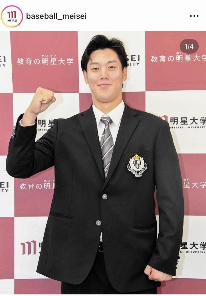 明星大硬式野球部のインスタグラム（ｂａｓｅｂａｌｌ＿ｍｅｉｓｅｉ）より