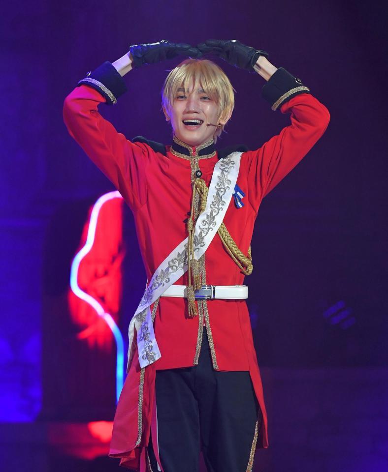 イギリス役を熱演する廣瀬大介（撮影・出月俊成）