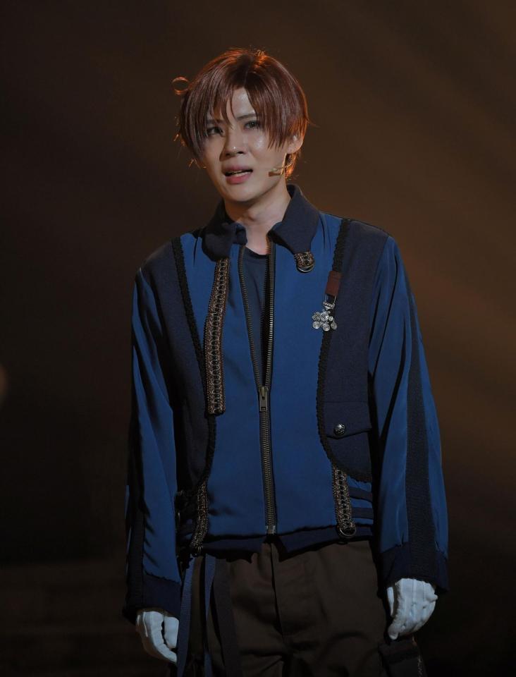 ロマーノ役を熱演する樋口裕太（撮影・出月俊成）