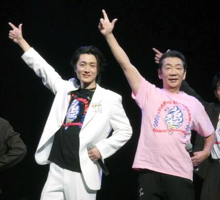 　真田ナオキ（左）と宮根誠司